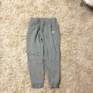Nike heather grey joggers/sweatpants